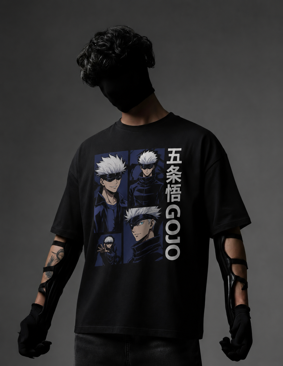 🖤✨ Gojo Oversized Anime T-Shirt