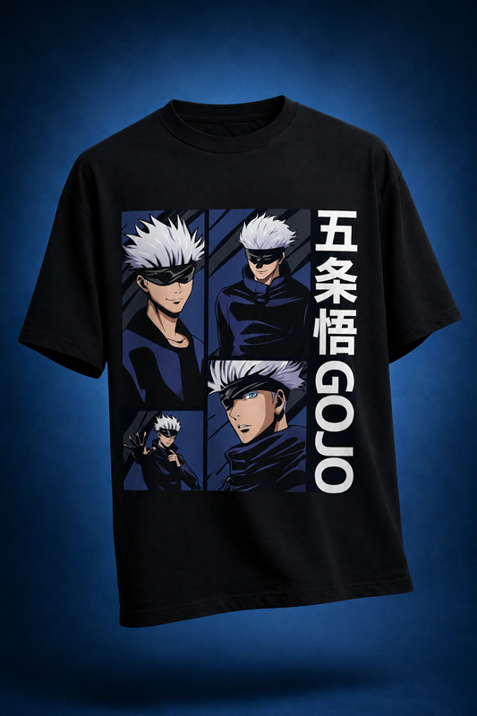 🖤✨ Gojo Oversized Anime T-Shirt