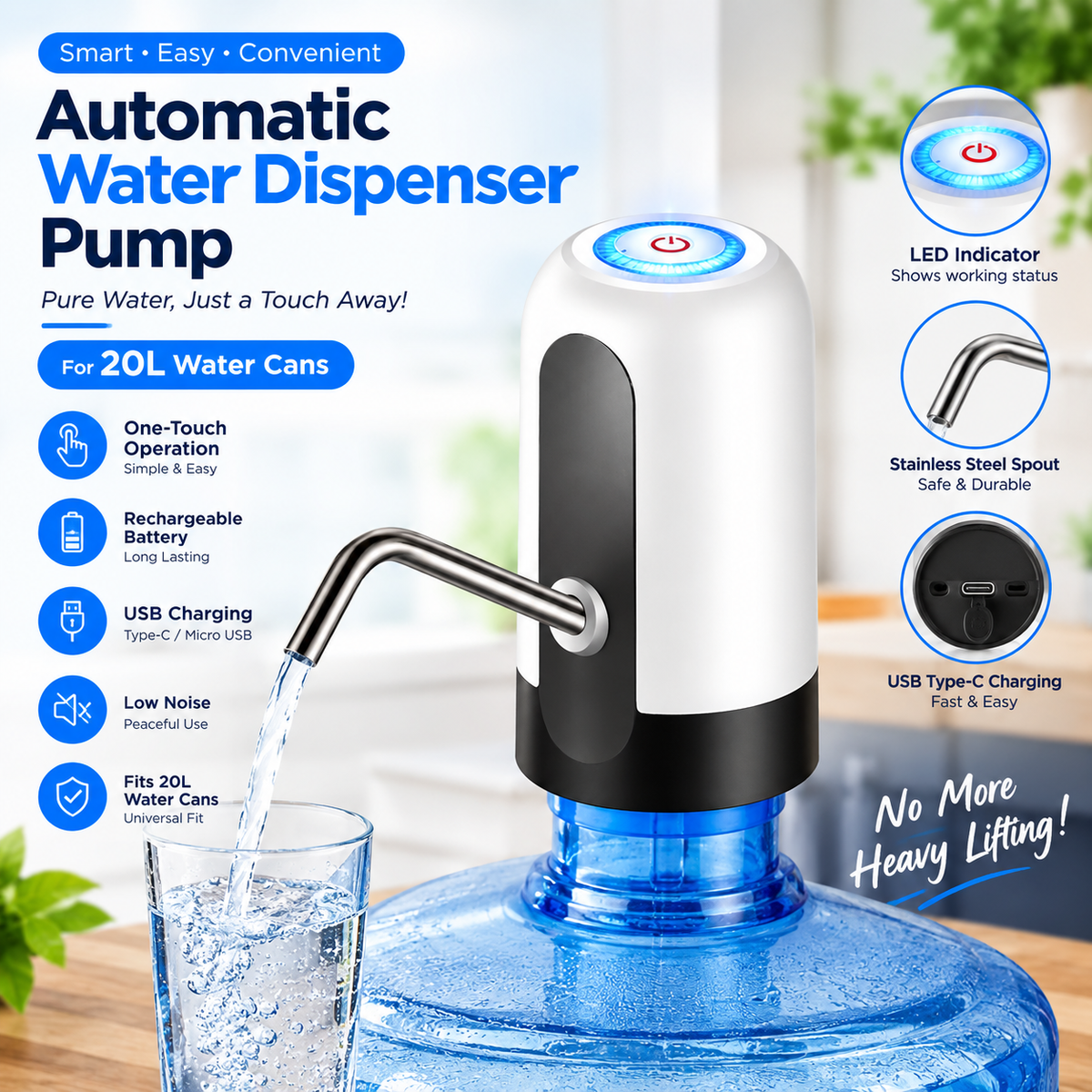 💧 Automatic Water Dispenser Pump